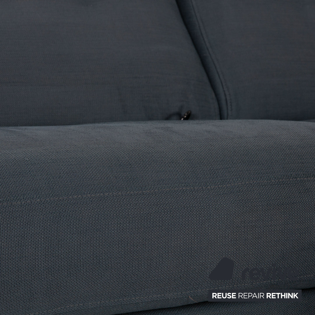 Rolf Benz Pronto Stoff Sofa Blau Ecksofa Couch