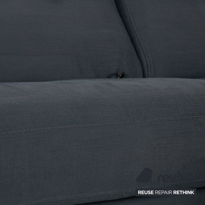Rolf Benz Pronto Stoff Sofa Blau Ecksofa Couch