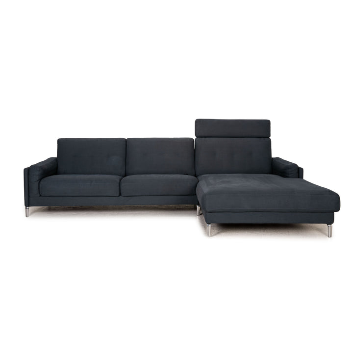 Rolf Benz Pronto Stoff Sofa Blau Ecksofa Couch
