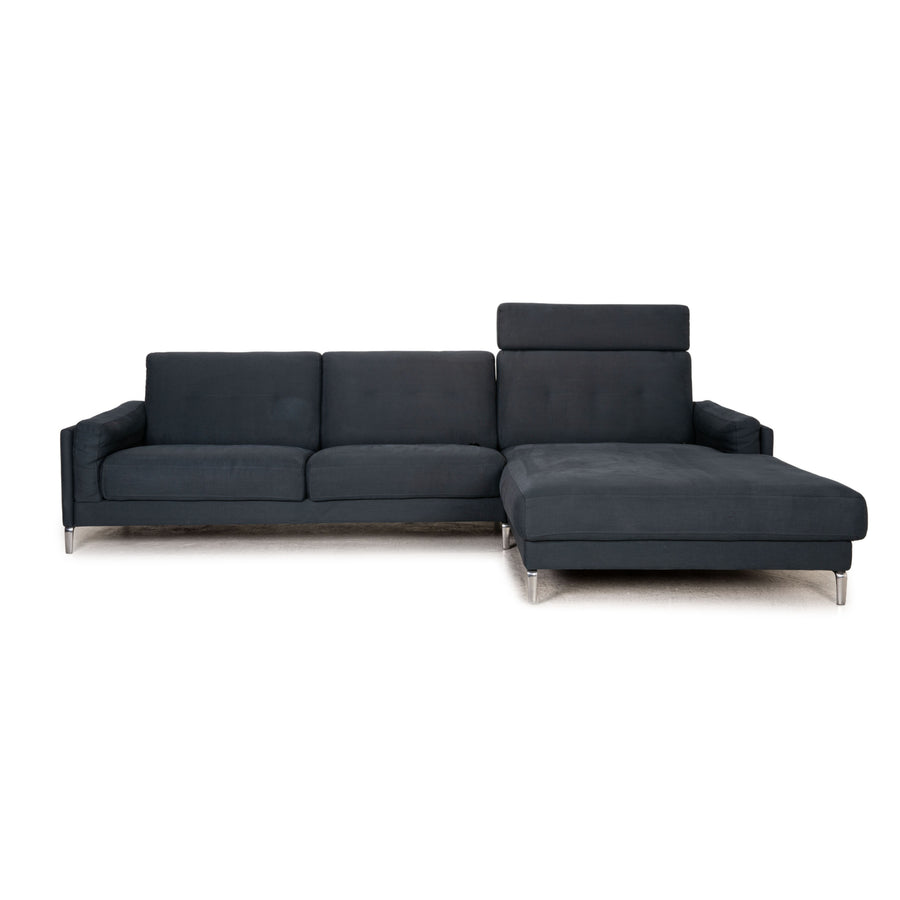 Rolf Benz Pronto Stoff Sofa Blau Ecksofa Couch