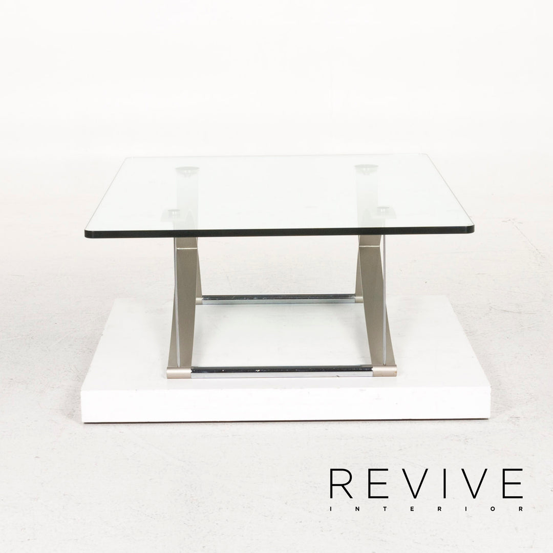 Rolf Benz Rolf Benz RB 1150 Glass Coffee Table Silver Table #12707