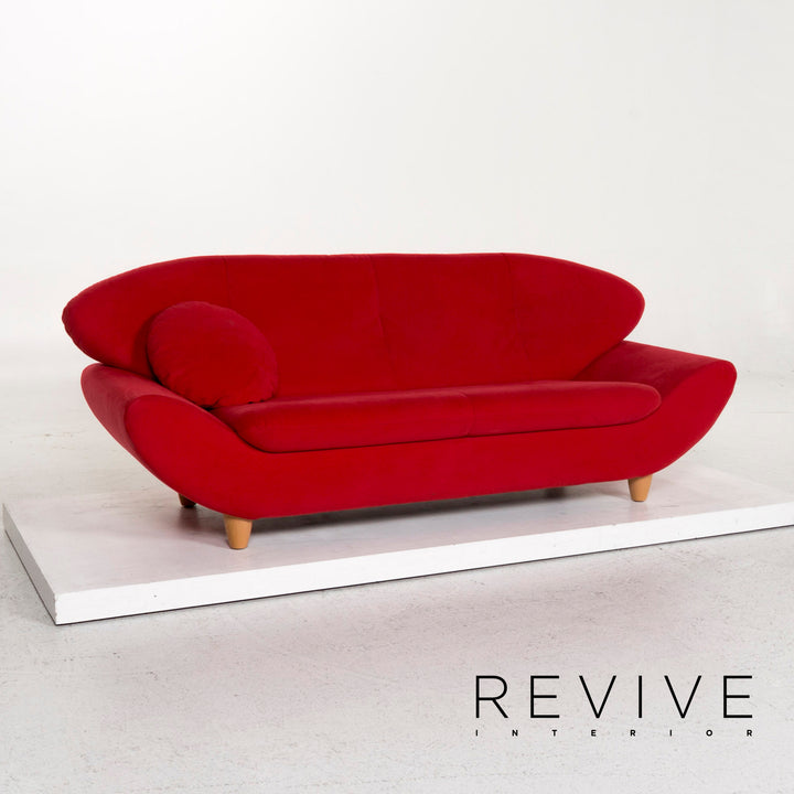 Rolf Benz fabric three-seater couch #12590