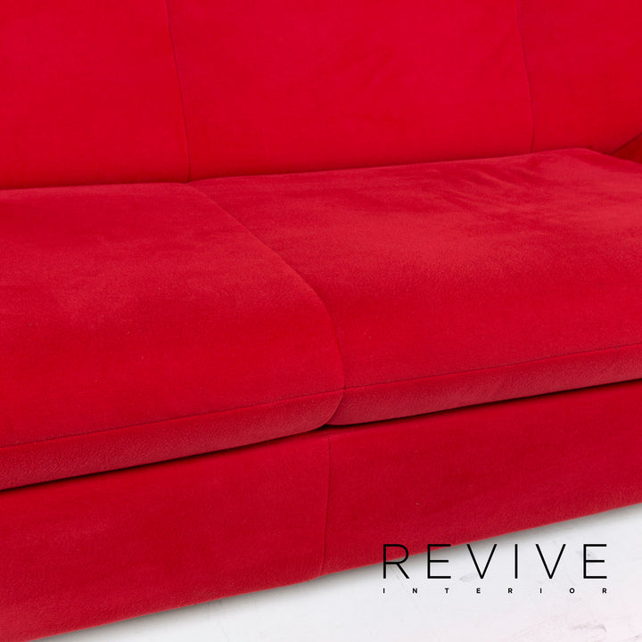 Rolf Benz fabric three-seater couch #12590