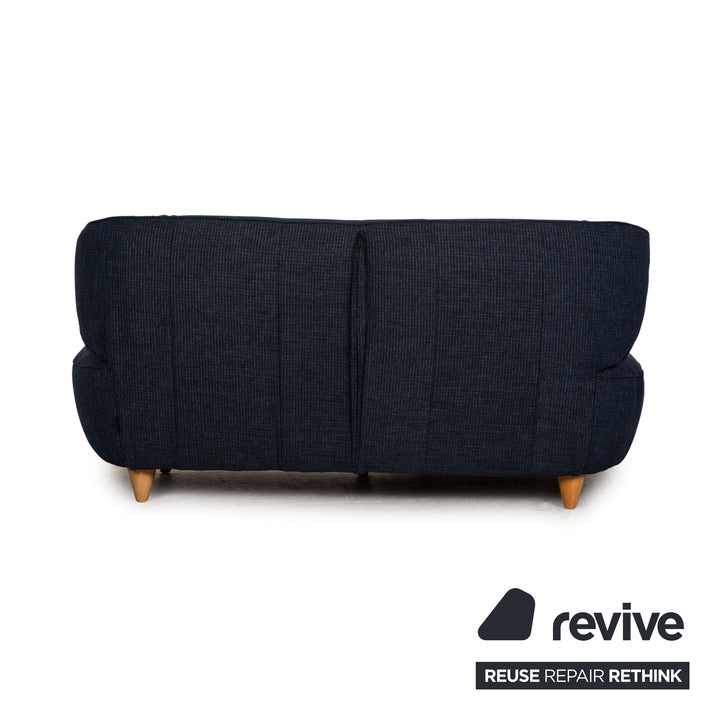 Rolf Benz Stoff Ecksofa Couch Sofa Blau Neubezug Recamiere links