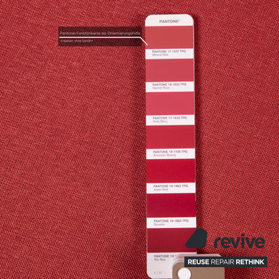 Rolf Benz Stoff Ecksofa Rot Sofa Couch