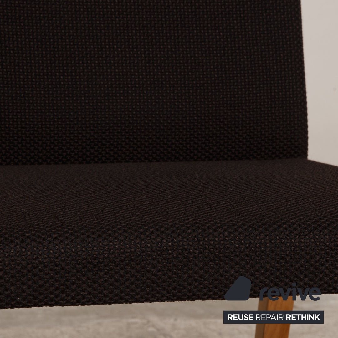 Rolf Benz STU-675 fabric chair set grey