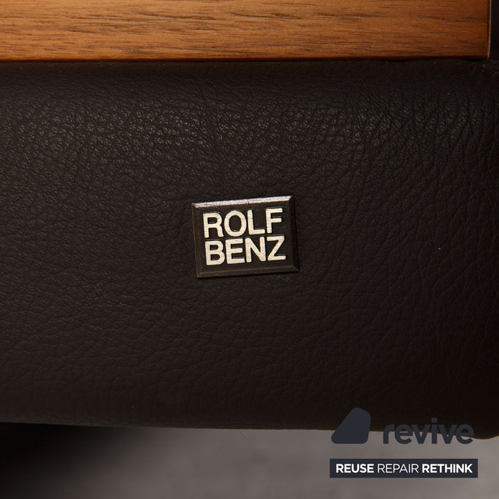 Rolf Benz Vero Leder Sofa Dunkelbraun Ecksofa Couch