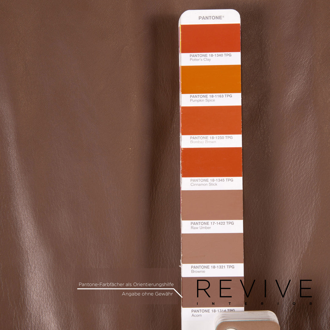 Rolf Benz Vida Leather Corner Sofa Brown Dark Brown Sofa Couch Outlet #15326