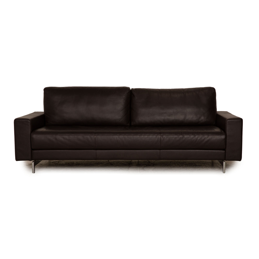 Rolf Benz Vida Leder Zweisitzer Braun Dunkelbraun Sofa Couch