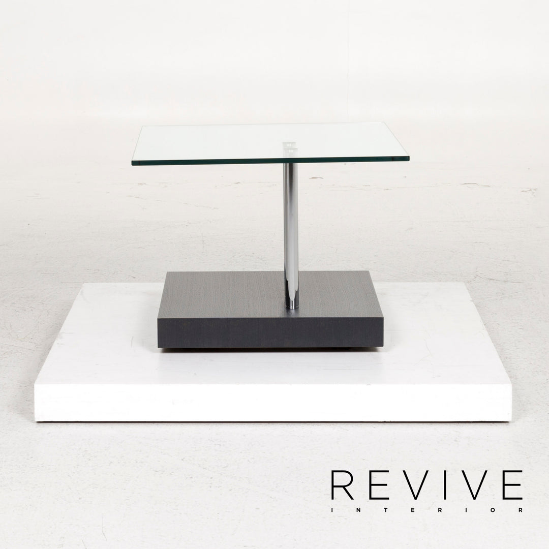 Ronald Schmitt glass coffee table side table #12551