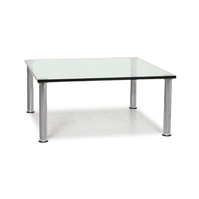 Ronald Schmitt Glas Couchtisch Silber #12940
