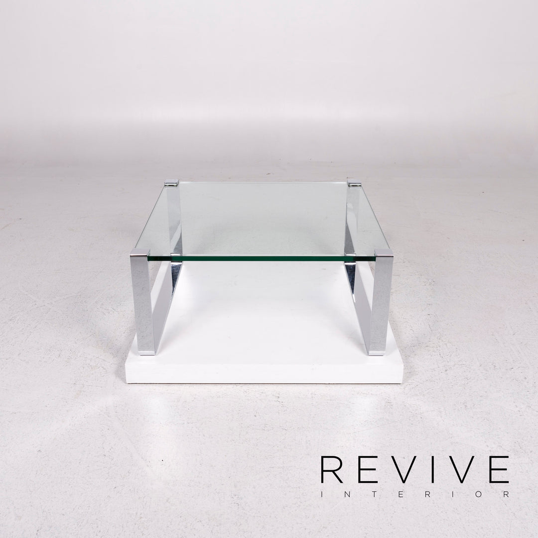 Ronald Schmitt Glass Coffee Table Silver Table #12164