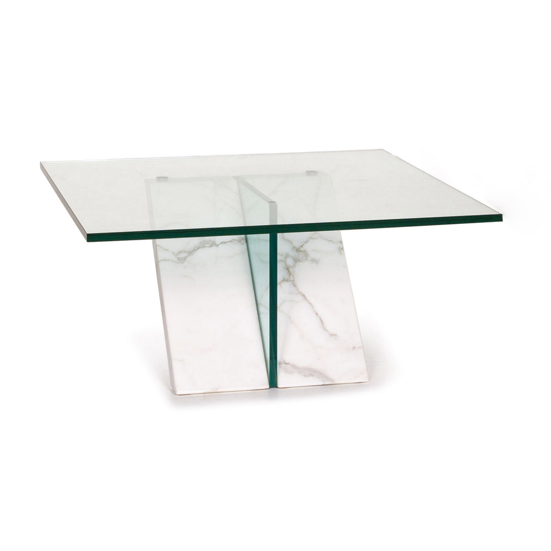 Ronald Schmitt Glas Marmor Couchtisch Tisch #14625