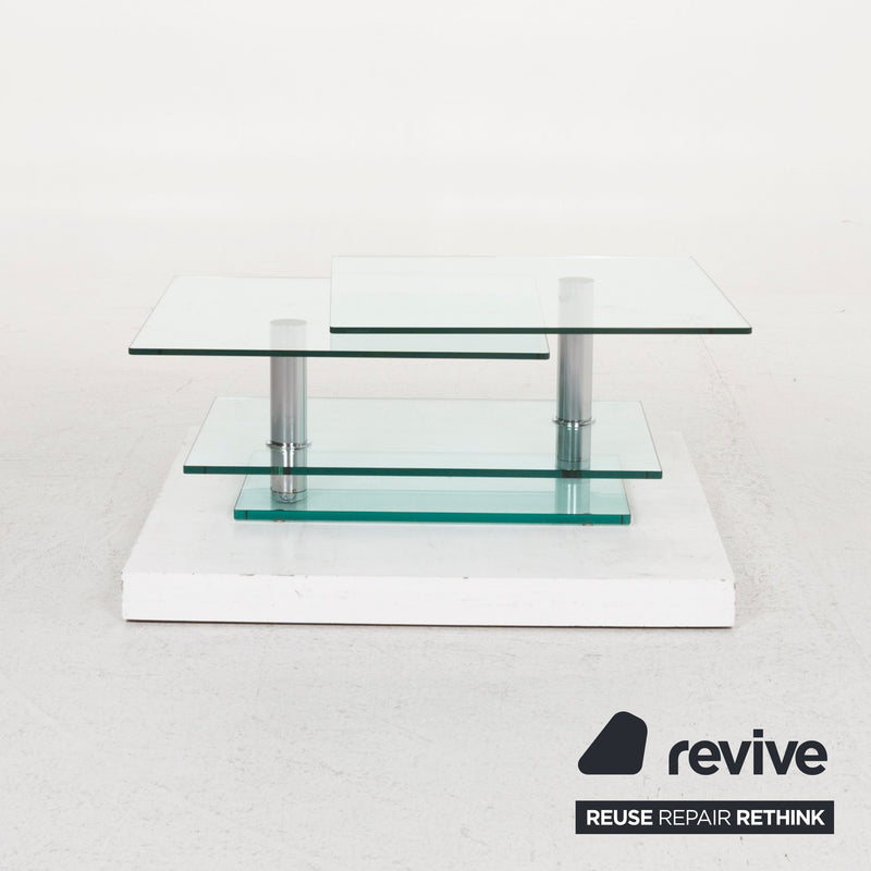 Ronald Schmitt K500 Glas Tisch Silber Couchtisch 