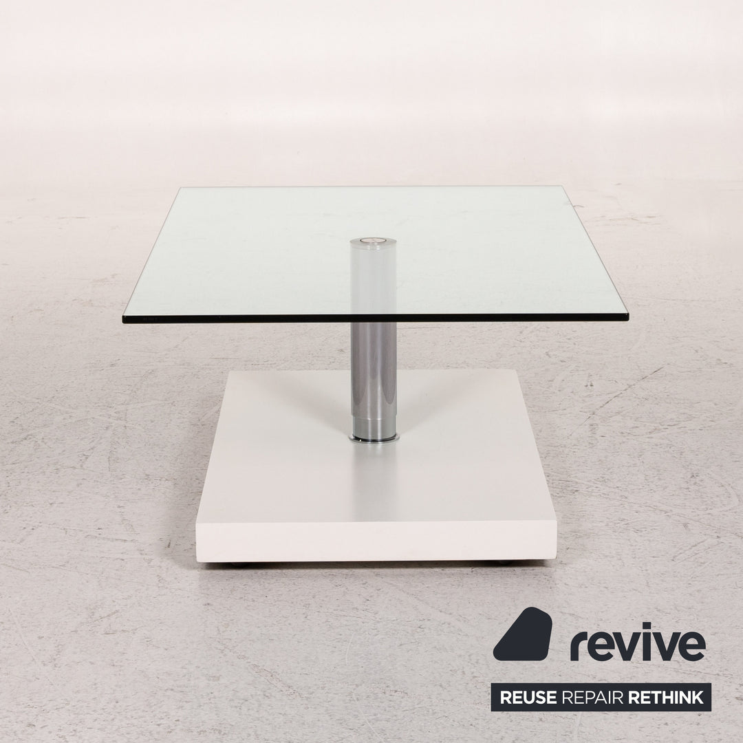 Ronald Schmitt K 436 Glass Coffee Table White Table #13549