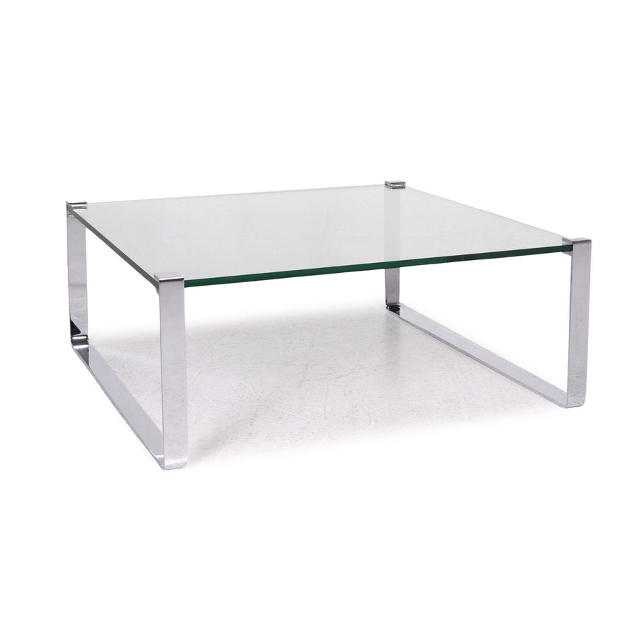 Ronald Schmitt K 830 Glas Couchtisch Silber Tisch #12043