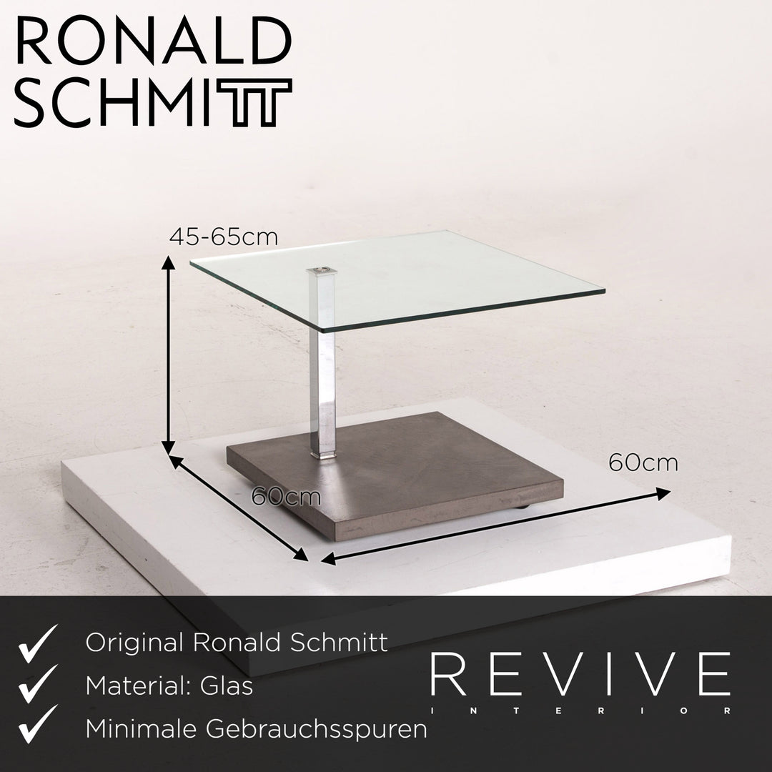 Ronald Schmitt K 926 Jacky Glas side table concrete look coffee table table #14599