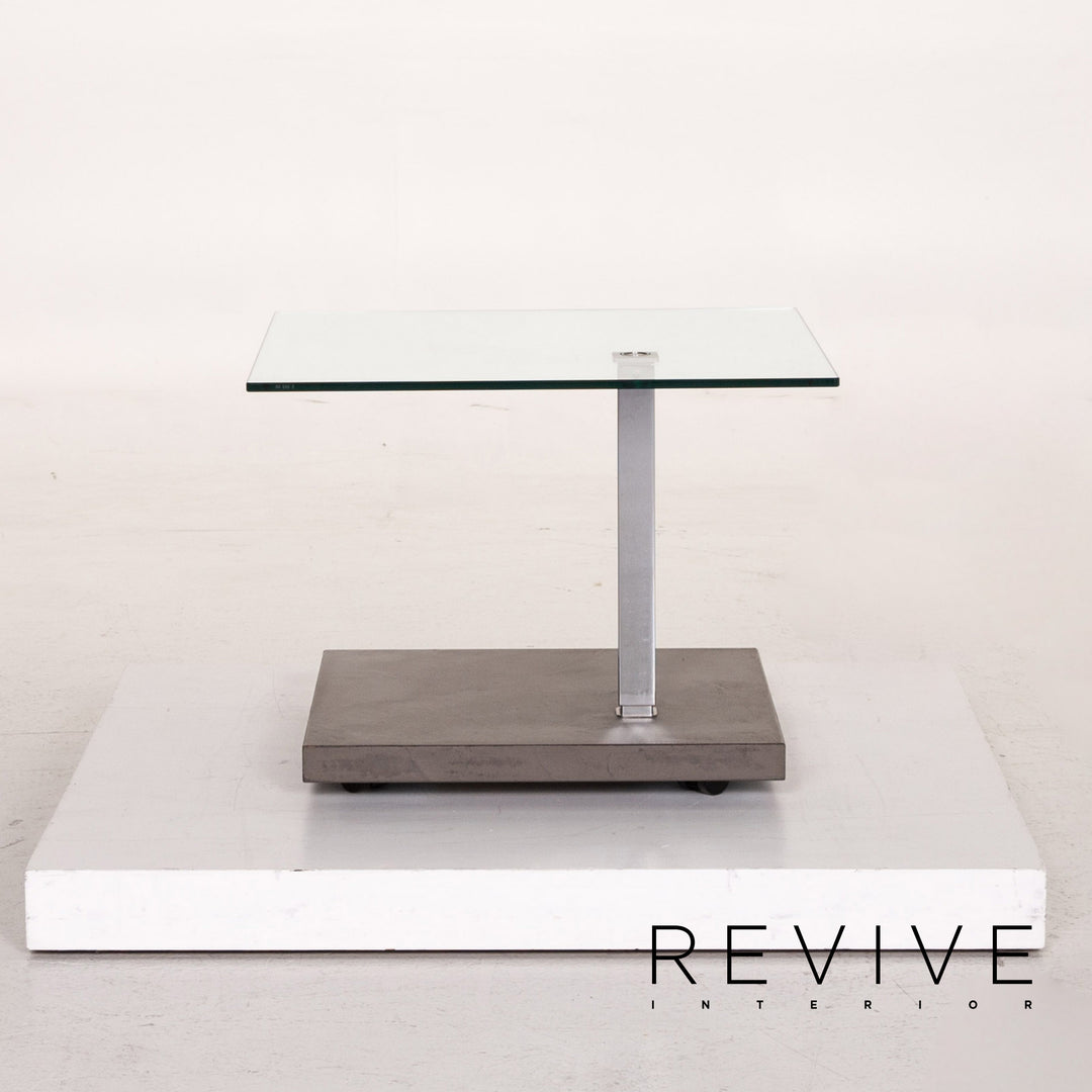 Ronald Schmitt K 926 Jacky Glas side table concrete look coffee table table #14599