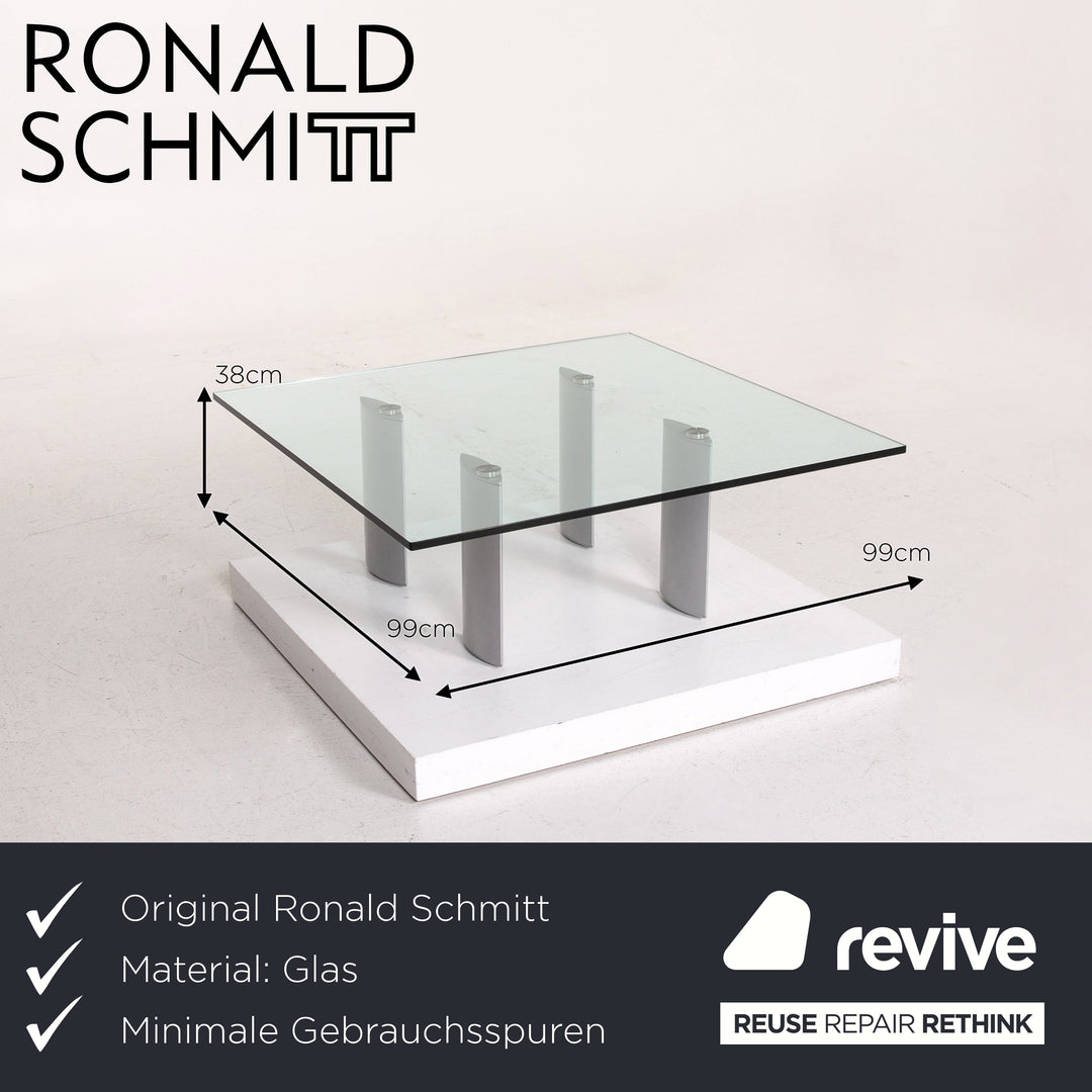 Ronald Schmitt K285 Glas Couchtisch Funktion Tisch #14422