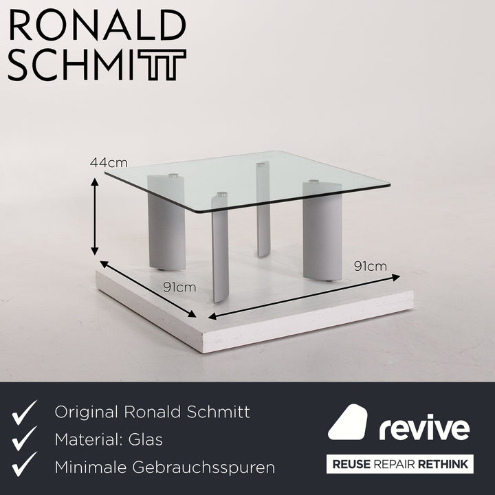 Ronald Schmitt K285 Glas Couchtisch Tisch Funktion #13787