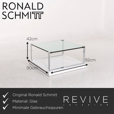 Ronald Schmitt K831 Glas Couchtisch Tisch #12431