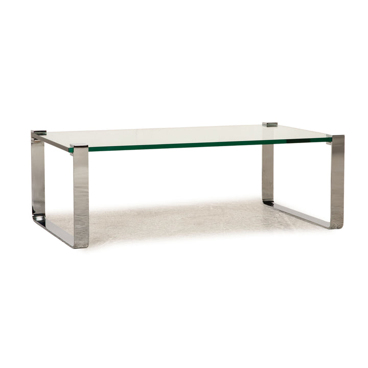 Ronald Schmitt K831 Glass Table Silver Coffee Table