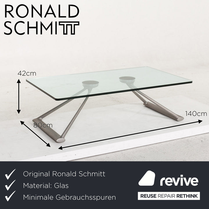 Ronald Schmitt K94 Glas Couchtisch Tisch #13394