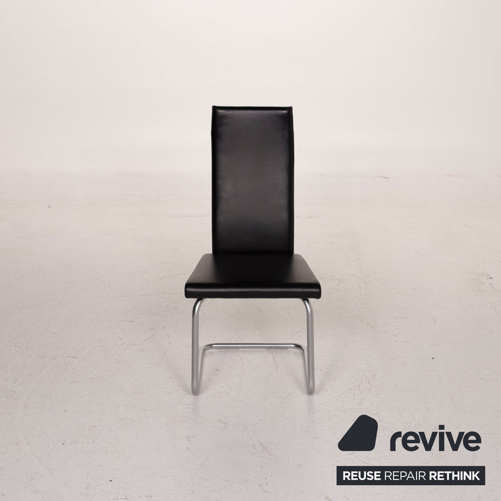 Ronald Schmitt Leather Chair Black #15397