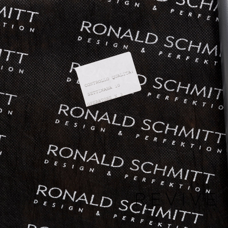 Ronald Schmitt RST 18 Leder Stuhl Schwarz Sessel Esszimmerstuhl 