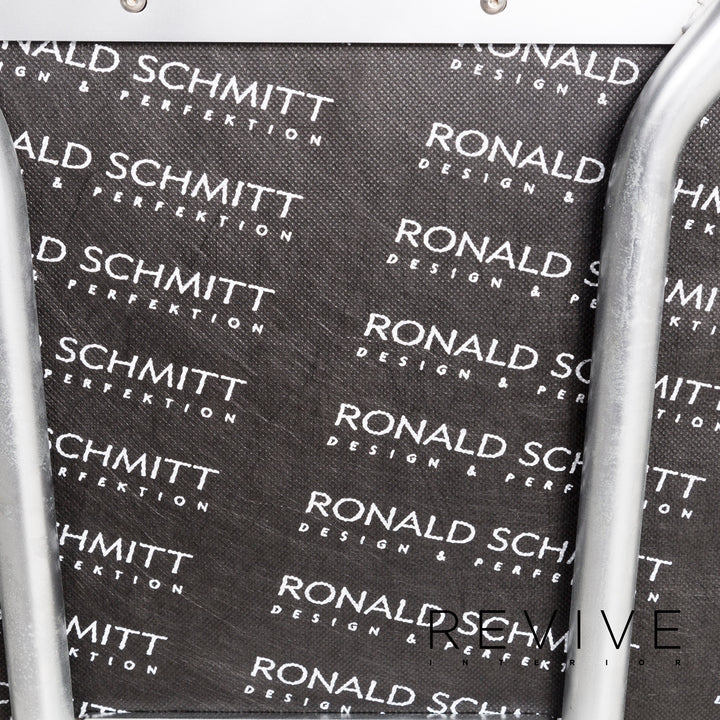 Ronald Schmitt RST 19 Leder Stuhl Schwarz Esszimmerstuhl Sessel #12794