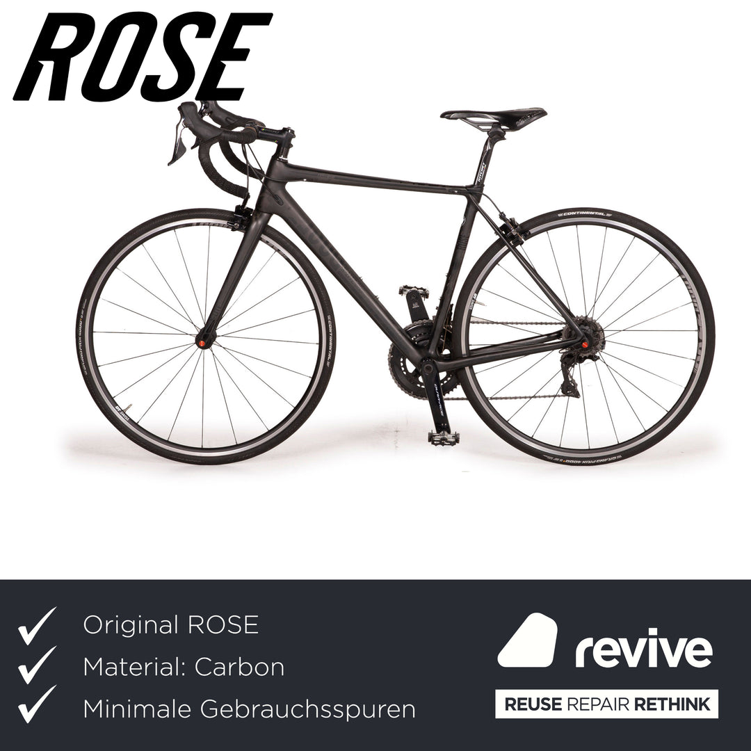 Rose Bikes X-LITE CRS 4000 Carbon 2017 Rennrad Grau Schwarz RH 50cm Fahrrad