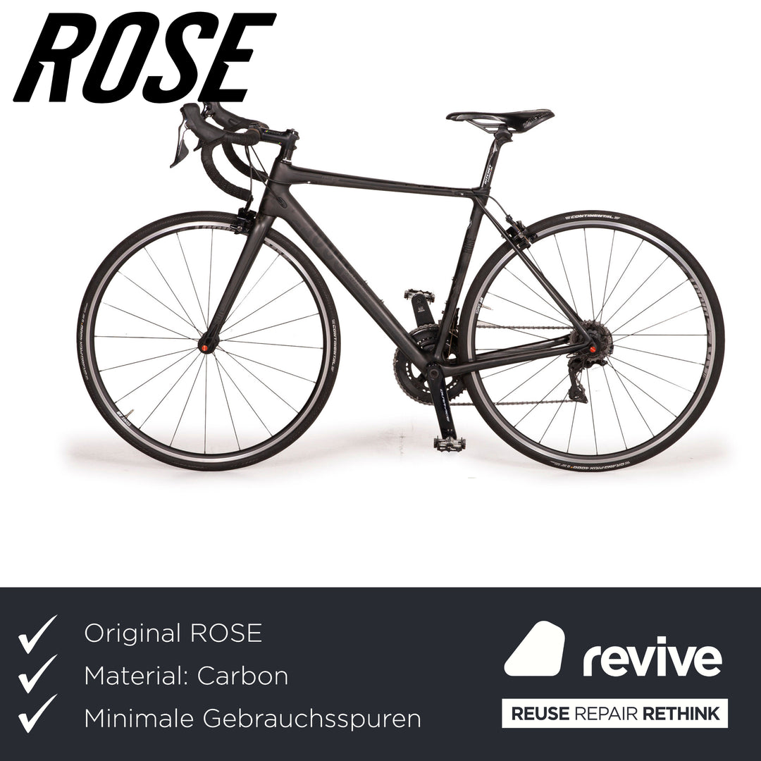 rennrad lightweight ROSE Rennrad X-LITE CRS 4000 2017 Schwarz Carbon - 2. Hand