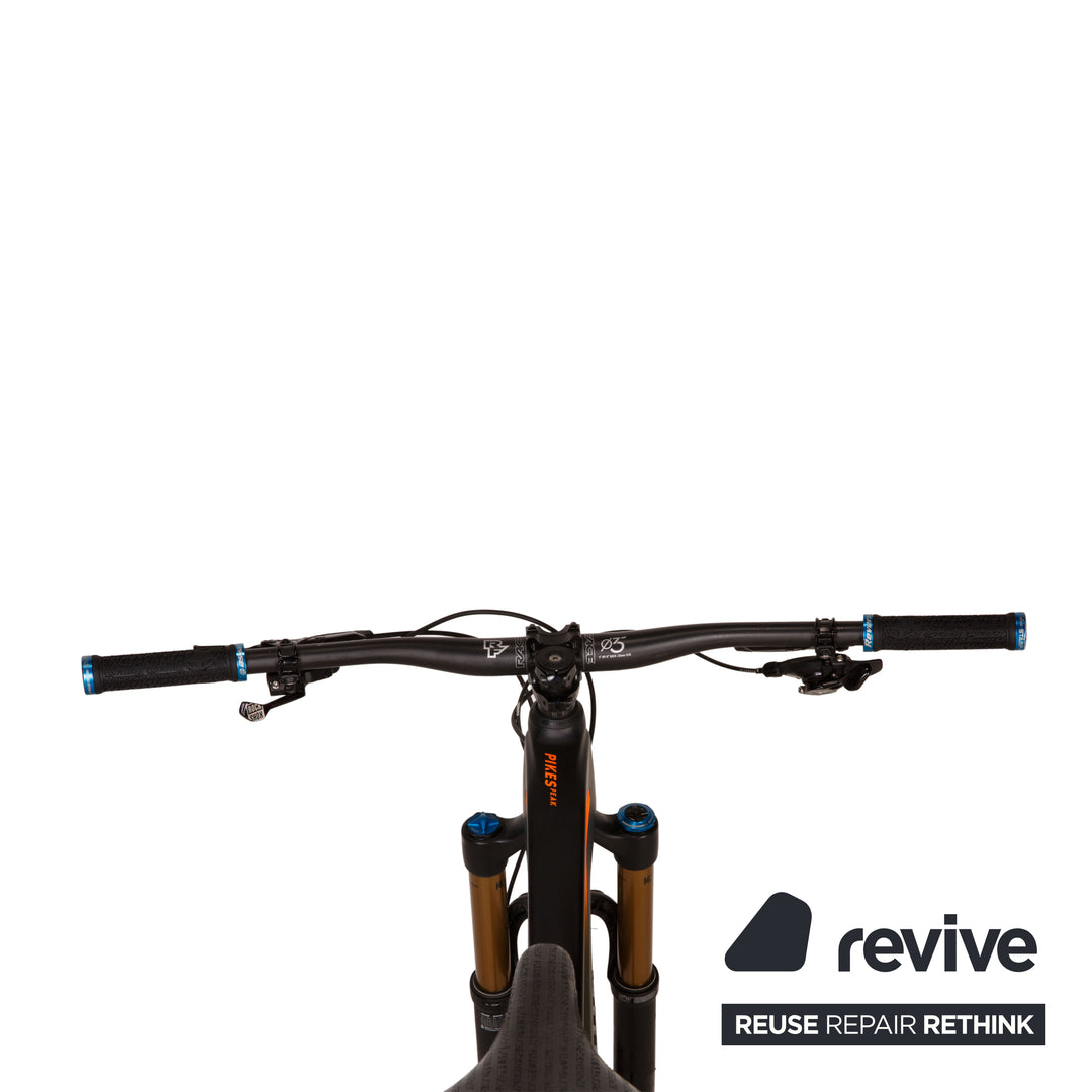 ROSE PIKES PEAK 4 EN 2020 Carbon Mountainbike Schwarz Orange RG L Fahrrad Fully