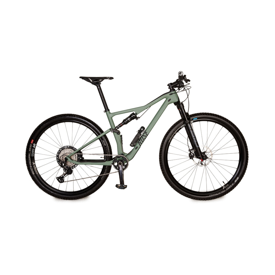 Rose THRILL HILL 3 2021 Carbon Mountainbike Grün Moosgrün Größe M Fahrrad Fully