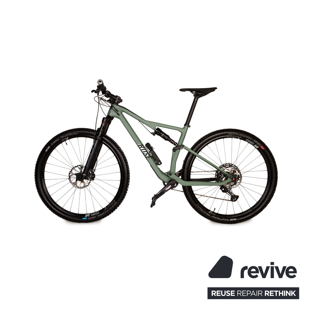Rose THRILL HILL 3 2021 Carbon Mountainbike Grün Moosgrün Größe M Fahrrad Fully
