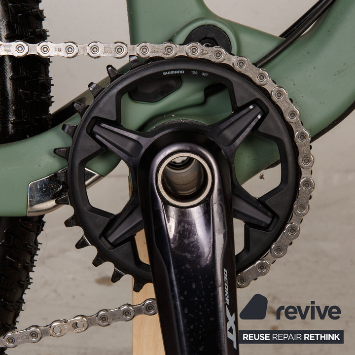 Rose THRILL HILL 3 2021 Carbon Mountainbike Grün Moosgrün Größe M Fahrrad Fully
