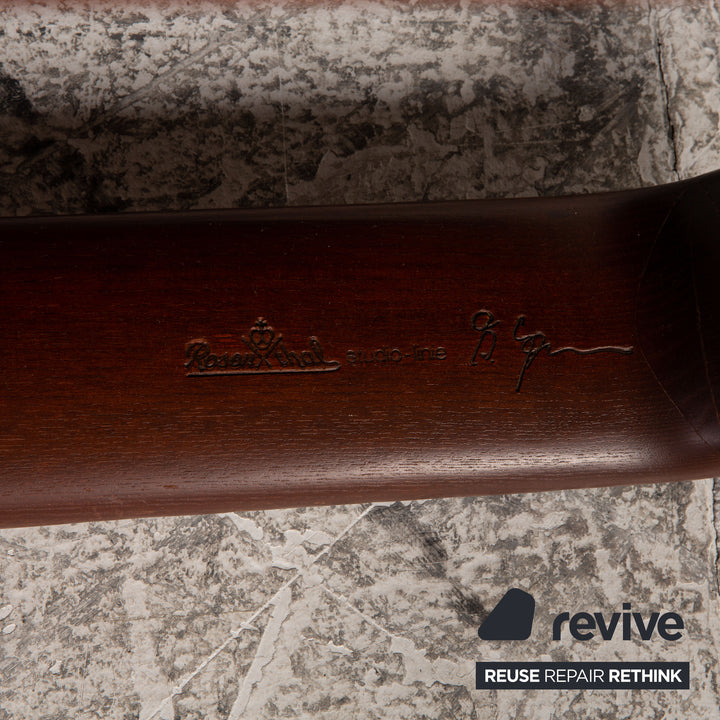 Rosenthal Stoff Dreisitzer Braun Vintage 1970er Jahre