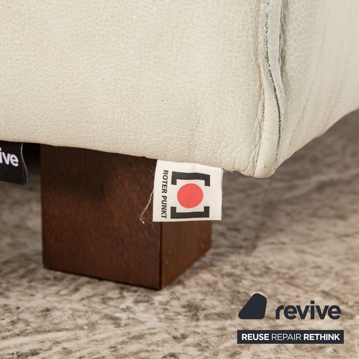 Red dot leather corner sofa gray chaise longue right