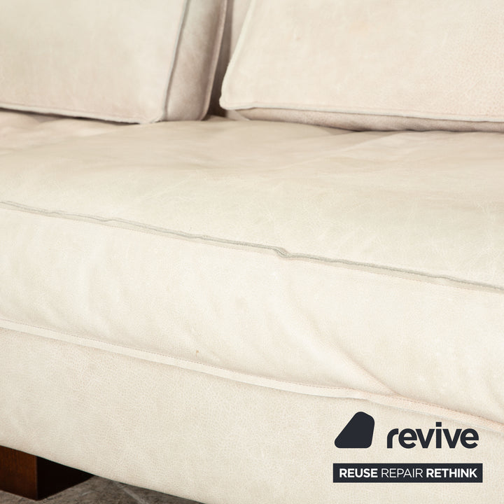 Red dot leather corner sofa gray chaise longue right