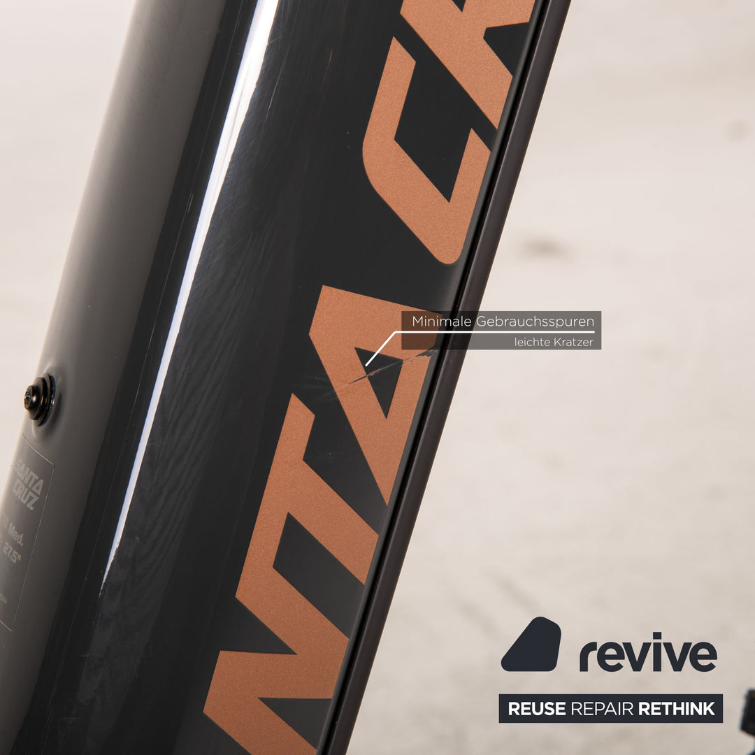 Santa Cruz Heckler 1 Carbon CC XX1 AXS RSV 2020 RH M E-Mountainbike Schwarz RG M Fully Fahrrad