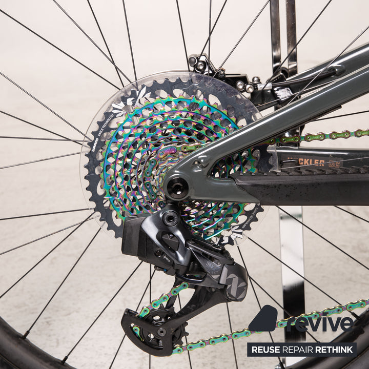 Santa Cruz Heckler 1 Carbon CC XX1 AXS RSV 2020 RH M E-Mountainbike Schwarz RG M Fully Fahrrad