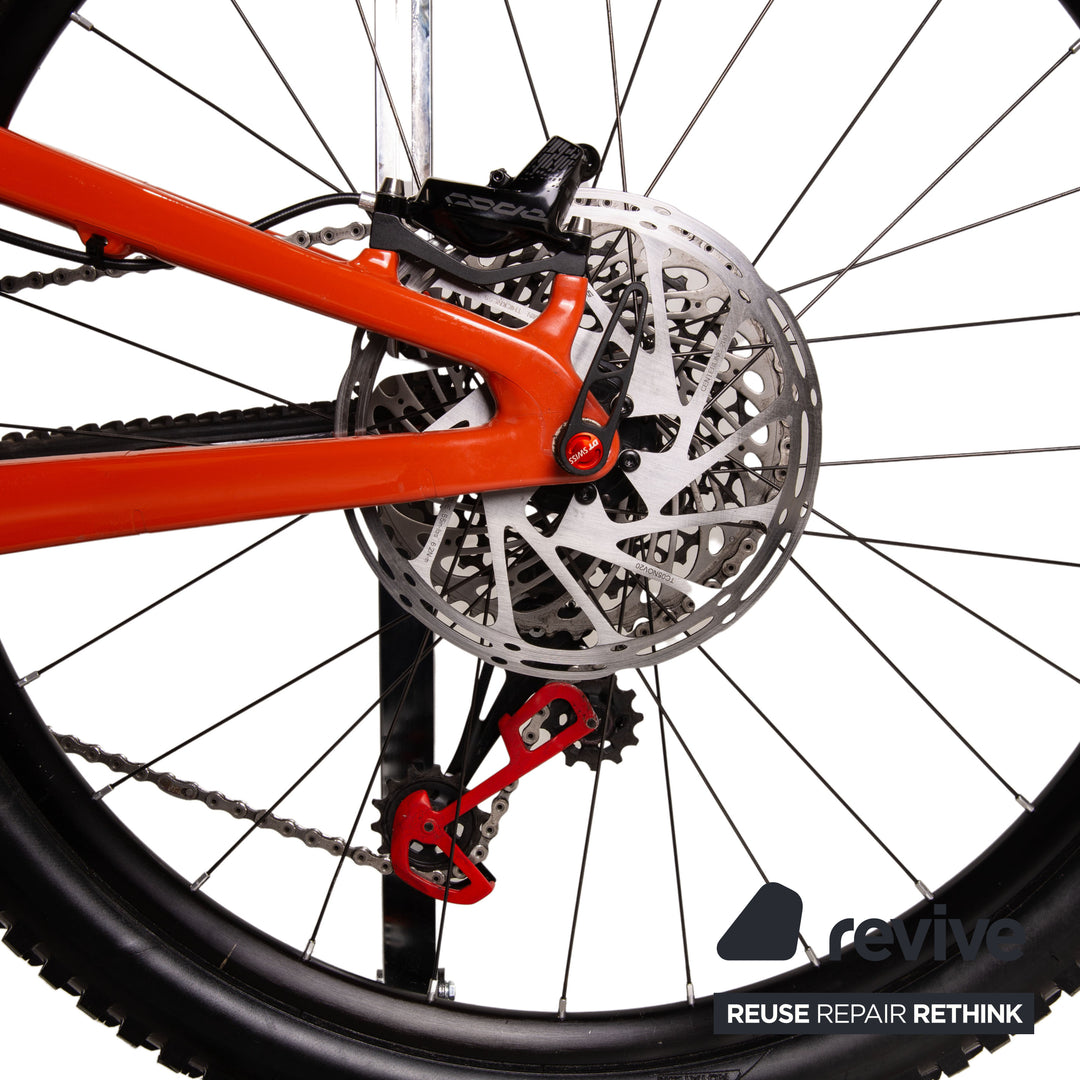 Santa Cruz Nomad 4 CC X01 2019 Orange Mountain Bike Fully Bicycle RH L