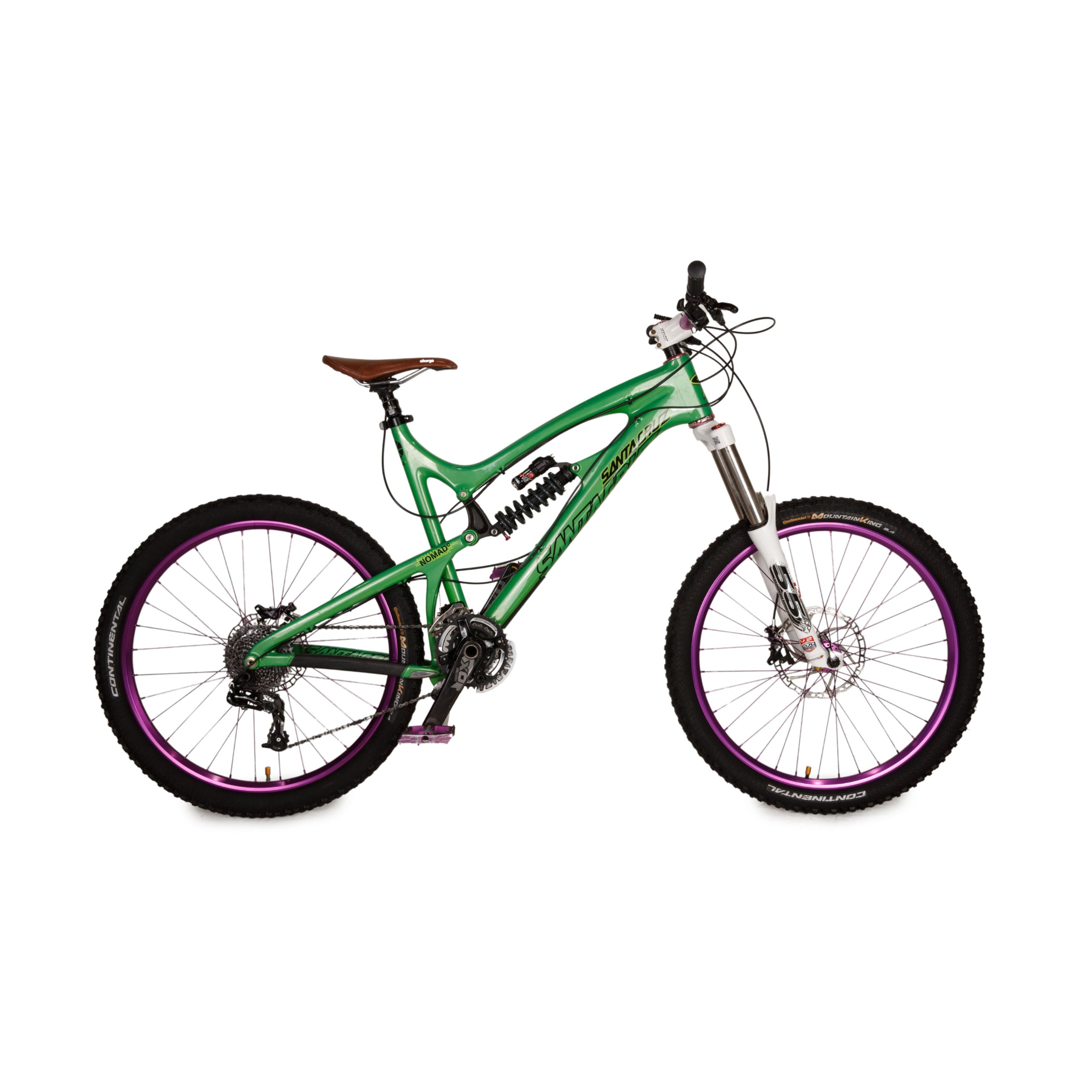 Santa Cruz Nomad C 2014 Carbon Mountain Bike Green RH 55 Bicycle Fully