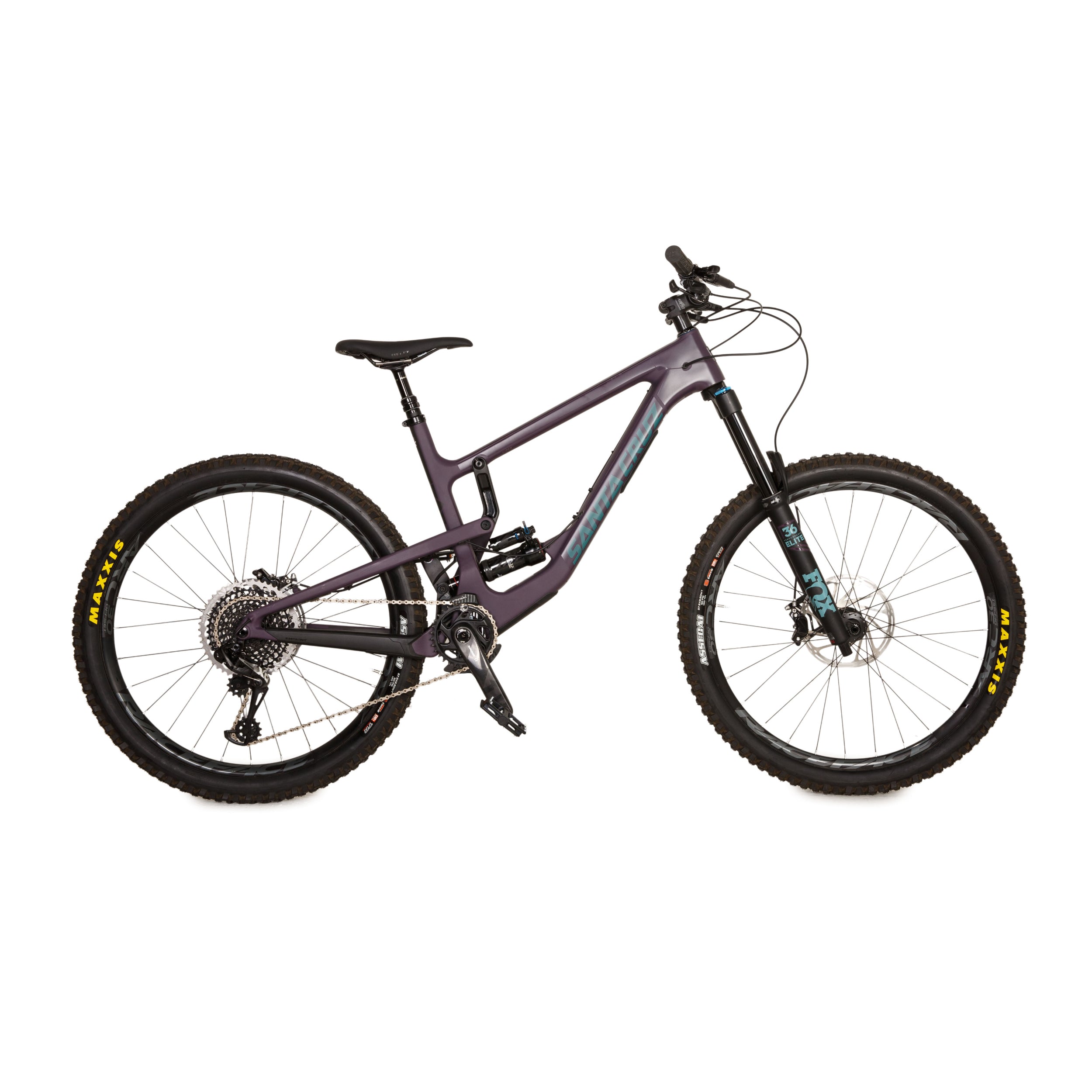 mountainbike lila Santa Cruz Mountainbike Nomad CC X01 2020 Lila Carbon - 2. Hand