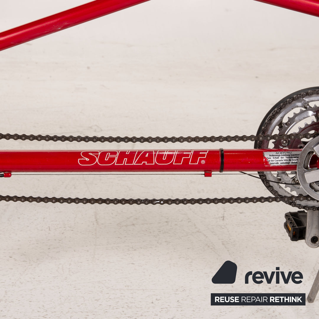 schauff fahrrad gebraucht SCHAUFF City Bike Straßburg 28 2010 Rot Aluminium - 2. Hand