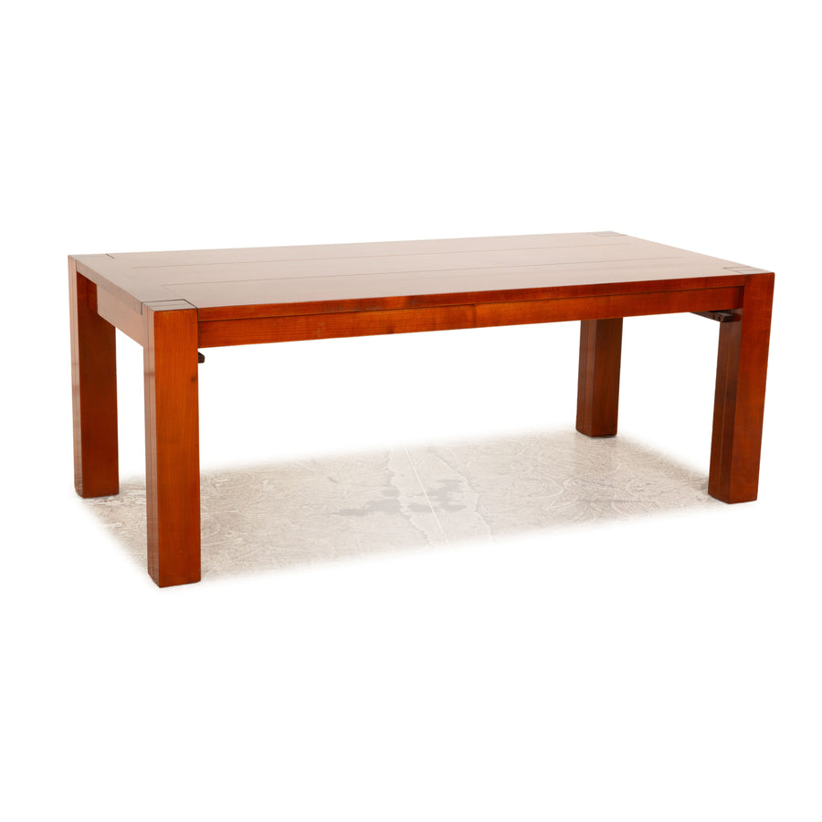 Scholtissek wooden dining table cherry brown extendable function 200/320 x 77 x 95cm
