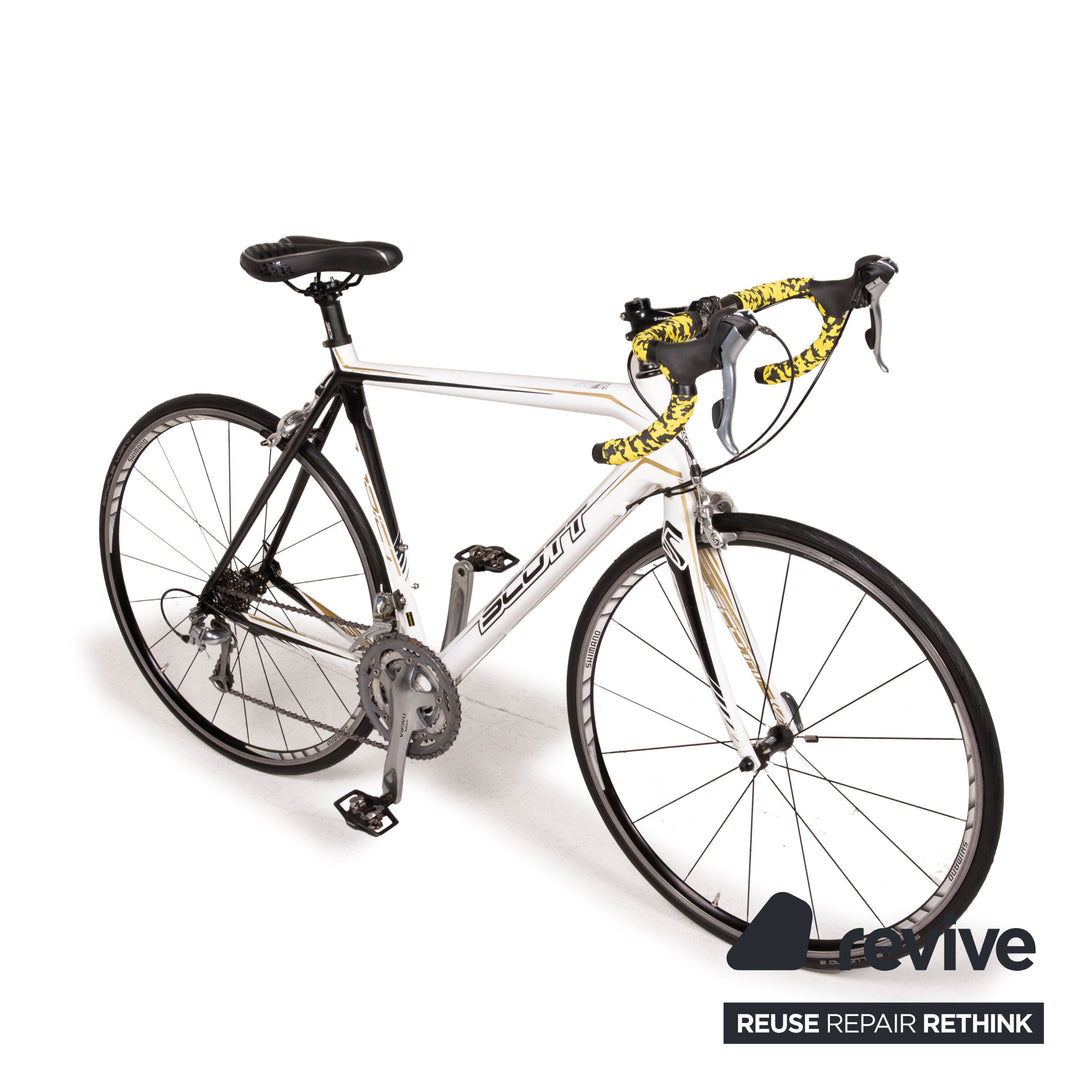 scoot rennrad SCOTT Rennrad ADDICT R3 2009 Weiß Carbon - 2. Hand