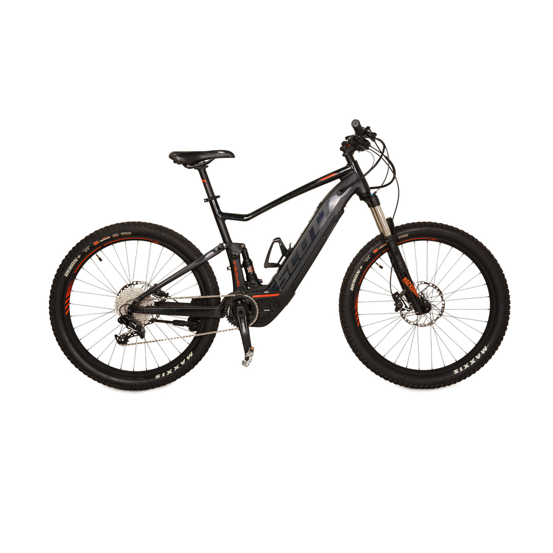 e mountainbike neuheiten 2018 SCOTT E-Mountainbike E-Spark 730 2018 Schwarz Aluminium - 2. Hand