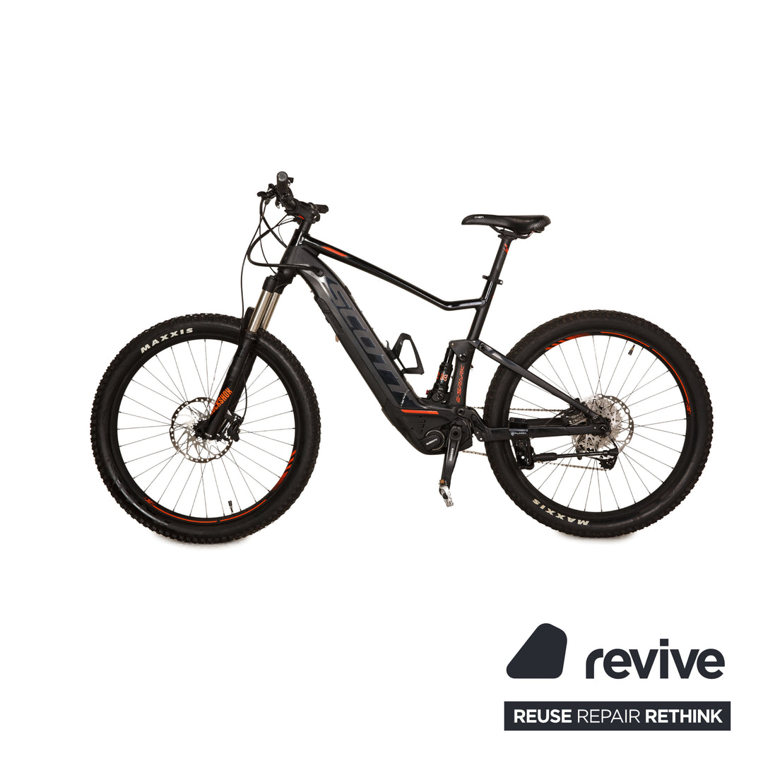 scott e bike fully gebraucht SCOTT E-Mountainbike E-Spark 730 2018 Schwarz Aluminium - 2. Hand