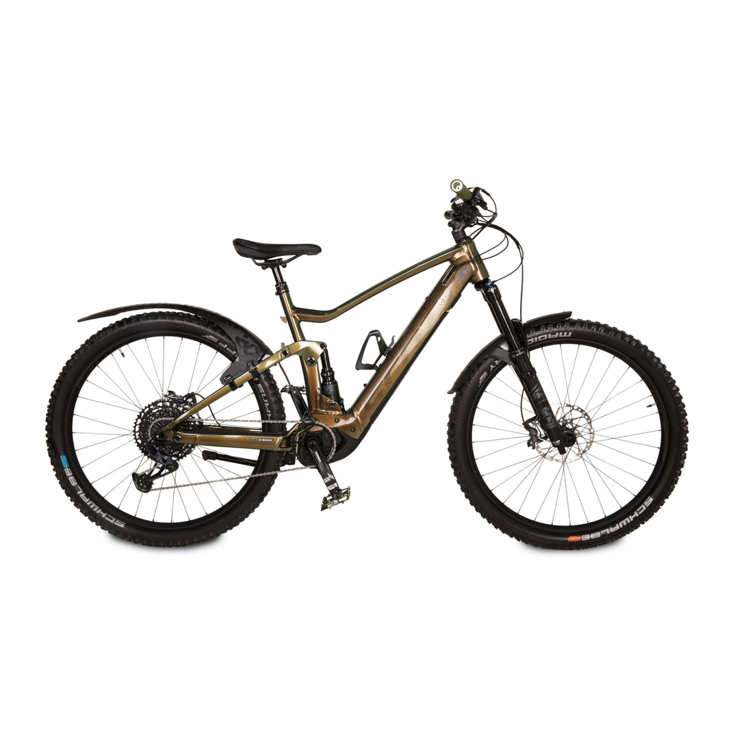 SCOTT E-Mountainbike Genius eRide 910 2021 Grün Aluminium